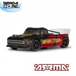 Arrma 1-8 INFRACTION 223S DSC 4X4 RTR Brushless All-Road Street Bash Truck Black-Red