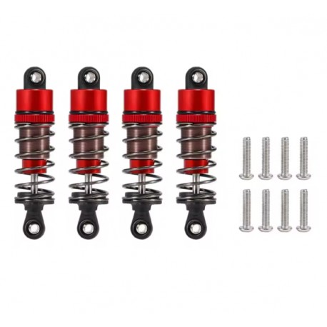 Absima Alu. Standard 1:10 Dampers 62MM (Red)