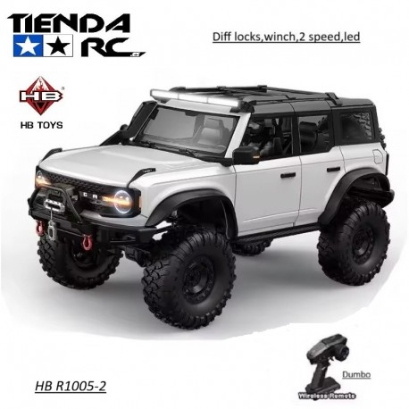 Hb Toys Wilderness Rtr (Dumbo 6ch-TX,Diff-Locks,Winch,2 speed,led)