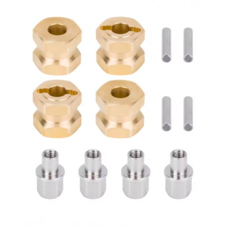 BRASS HEX ADAPTOR 12MM