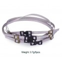 5pcs Luggage Rope Roof Rack Tie Down Straps for Crawler RC (Grey)