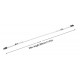 5pcs Luggage Rope Roof Rack Tie Down Straps for Crawler RC (Grey)