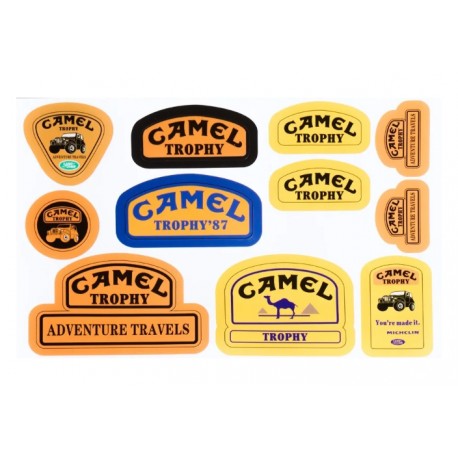 Camel Trophy Mini Sticker Decal Set