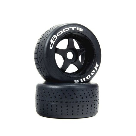 dBoots Hoons 53/100 2.9 Tire Set Silver 5-Spoke (2)