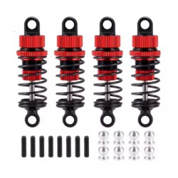 Aluminum Shock Absorber Set 55MM (Red)