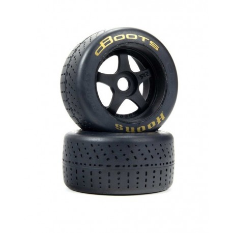 dBoots Hoons 53/107 2.9 Pre-Mounted Belted Tires Gold 17mm Hex 5-Spoke (2)