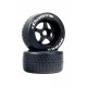 dBoots Hoons 53/107 2.9 Pre-Mounted Belted Tires White 17mm Hex 5-Spoke (2)