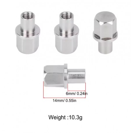 12mm Hex car extension nut