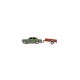 Carson 1:87 M-B 200/8 gree inkl.trailer 100%RTR