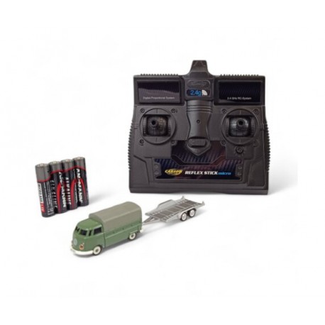 Carson 1:87 VW T1 Pritsche with car trail.green