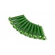 SCREW ROUND HEAD HEX M3X16MM 7075 ALUMINIUM GREEN (10 PCS)