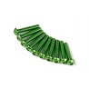 SCREW ROUND HEAD HEX M3X16MM 7075 ALUMINIUM GREEN (10 PCS)