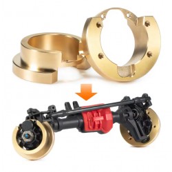 Brass Portal Cover Weight Knuckle Weights Rings for TRX4 (2pcs) 