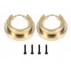 Brass Portal Cover Weight Knuckle Weights Rings for TRX4 (2pcs) 