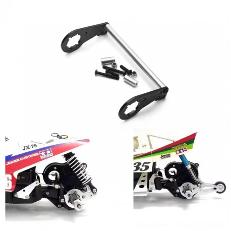 Metal Rear Shock Tower Plate Shock Damper Mount for Tamiya CW-01