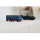 Carson 1:87 M-B 1620 canvas w.trailer 100% blue