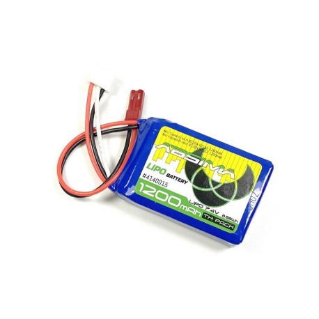 ABSIMA TX LiPo 2S 7.4V 1200mAh SC with Protect. (JR/FUT)
