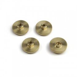 Hpi 7mm Hex Hub Weight Set +4mm (Brass/4pcs)