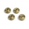 Hpi 7mm Hex Hub Weight Set +4mm (Brass/4pcs)