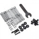 Yeah Racing 120mm Desert Lizard Two Stage Internal Spring Damper Pair Gun Metal For Crawler