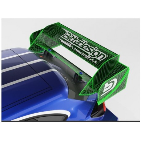Bittydesign P10R clear wing replacement, extra Hard 1,5mm