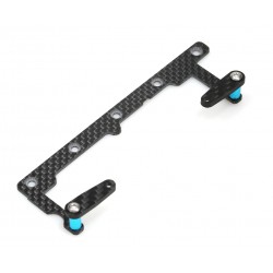 Carbon Fiber Front Shorty Battery Holder For TT02