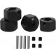 Alu Hex Wheel Adapter w/screw pin 8MM Wide (Black)