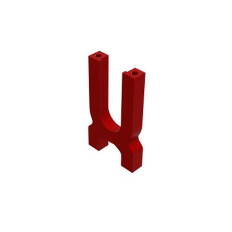 Arrma Aluminum center Diff Holder Red