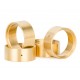 Bdx Rc Brass Heavy 1.0Inch Beadlock Wheel Rim Hub for 1/10 RC Crawler Car (4pcs)