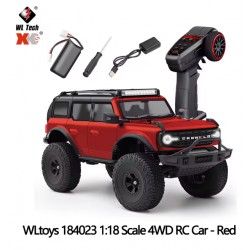 Wltoys 184023 RTR 1/18 2.4G 4WD RC Car Rock Crawler (Red)