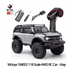 Wltoys 184023 RTR 1/18 2.4G 4WD RC Car Rock Crawler (Silver)