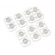 Kyosho Multi Offset Wheel Set (White/AWD/14pcs.)
