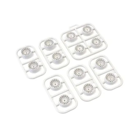 Kyosho Multi Offset Wheel Set (White/AWD/14pcs.)