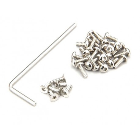 Kyosho Screw Set Kyosho Mini-Z AWD - Button Hex (Nickel)