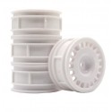 Austar Rally Dish Wheels (White) 4PCS