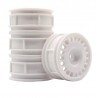 Austar Rally Dish Wheels (White) 4PCS