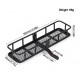 Metal Rear Bumper Back Hitch Carrier for 1/10 RC Crawler 
