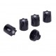 1:10 ALU. HUB NUT M4 BLACK (4)