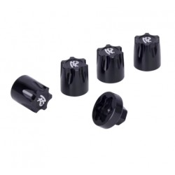 1:10 ALU. HUB NUT M4 BLACK (4)