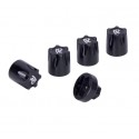 1:10 Alu. Hub Nut M4 Black with Adapter (4)