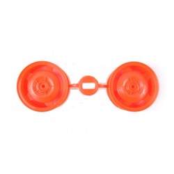 Tamiya Star Dish Wheel 4WD Front (Orange)