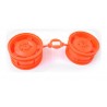 Tamiya Star Dish Wheel 2WD/4WD Rear (Orange)