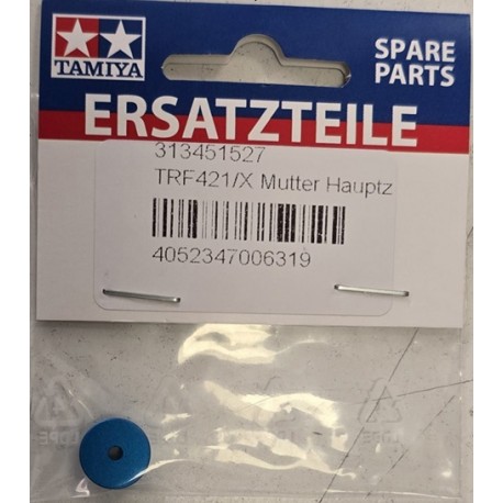 Tamiya Spur Gear Nut: 42384 Blue