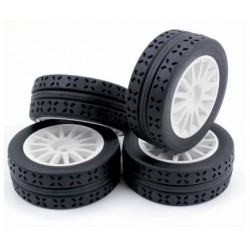 Mjx Wheel Asembly White (4pcs)