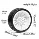 Mjx Wheel Asembly White (4pcs)