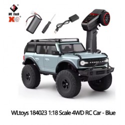 Wltoys 184023 RTR 1/18 2.4G 4WD RC Car Rock Crawler (Grey)