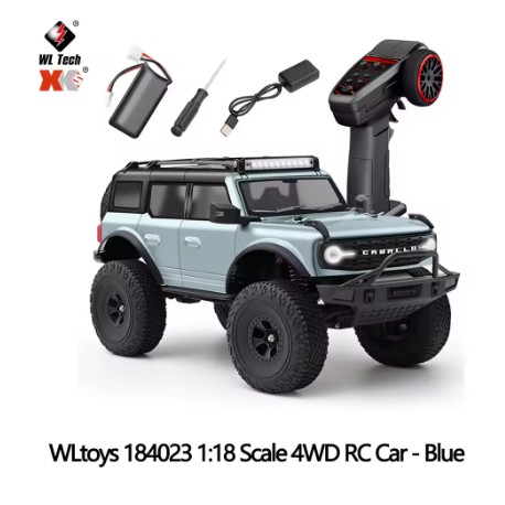 Wltoys 184023 RTR 1/18 2.4G 4WD RC Car Rock Crawler (Grey)