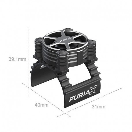 SKYRC FURIA X COOLSINK PRO1/10 MOTOR BLACK