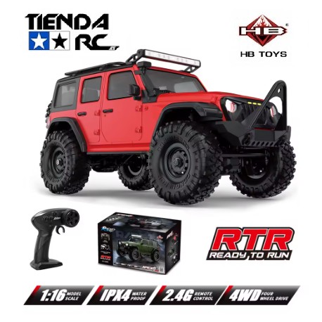 Hb Toys R1604 RTR 1/16 2.4G 4WD Full Scale Model Climbing Car
