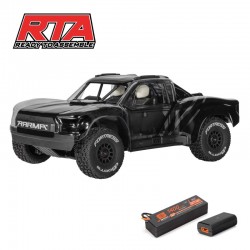 Arrma 1-16 MOJAVE GROM 4X4 RTA KIT Brushed Desert Truck (Battery & Charger Included) Clear-Black